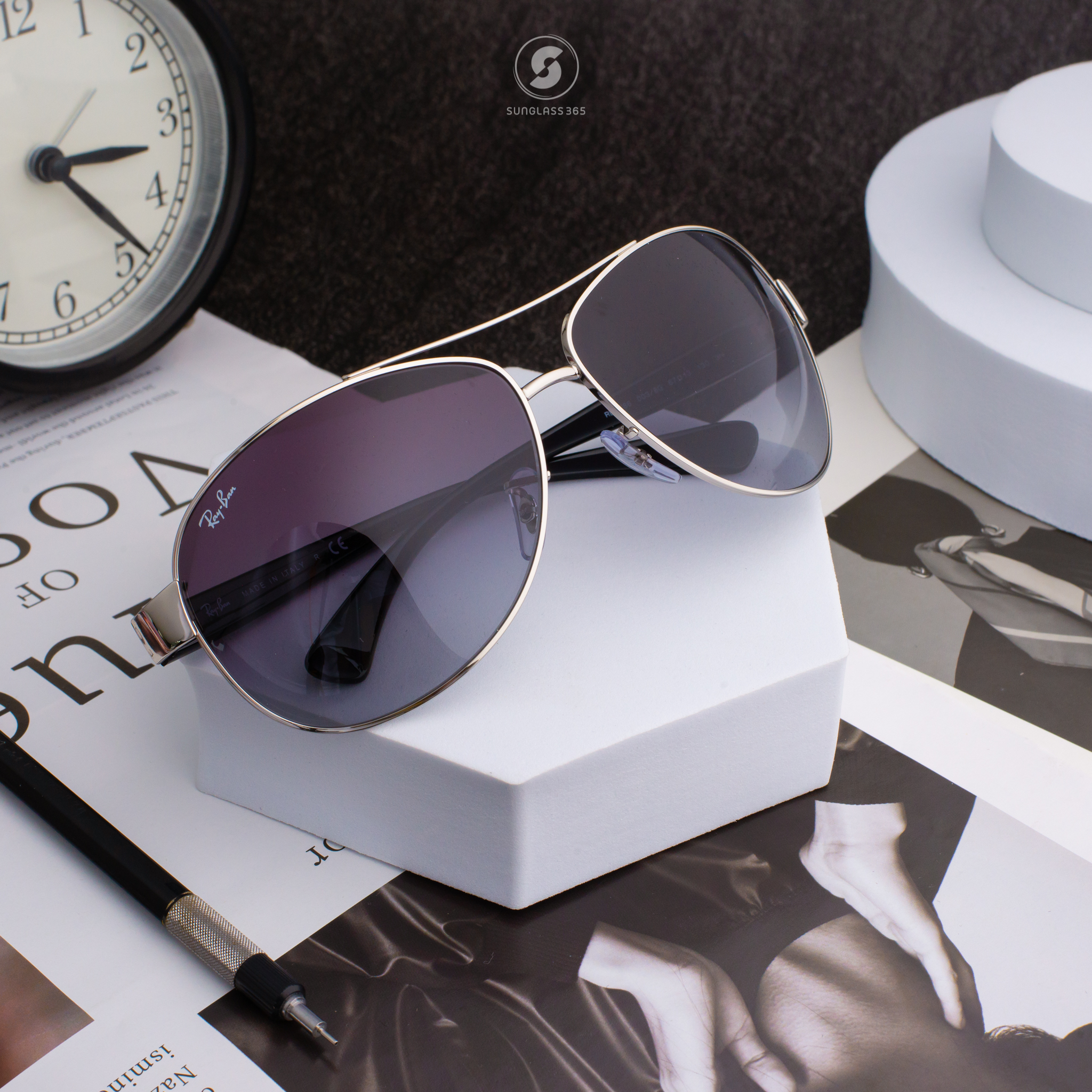 Ray Ban RB3386 003/8G Silver Aviator
