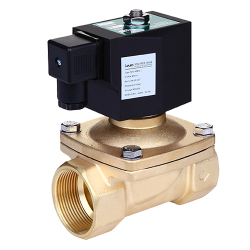 โซลีนอยด์วาล์ว (Solenoid Valve) ขนาด 1.5 นิ้ว แรงดันไฟฟ้า 220 โวลต์ AC (220VAC)