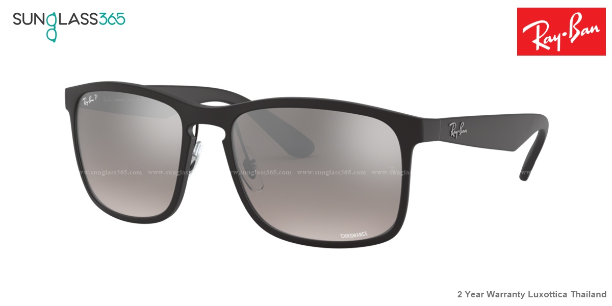 Ray-Ban RB4264 601S5J Matte Black Chomance Polarized Mirror Grey Glad