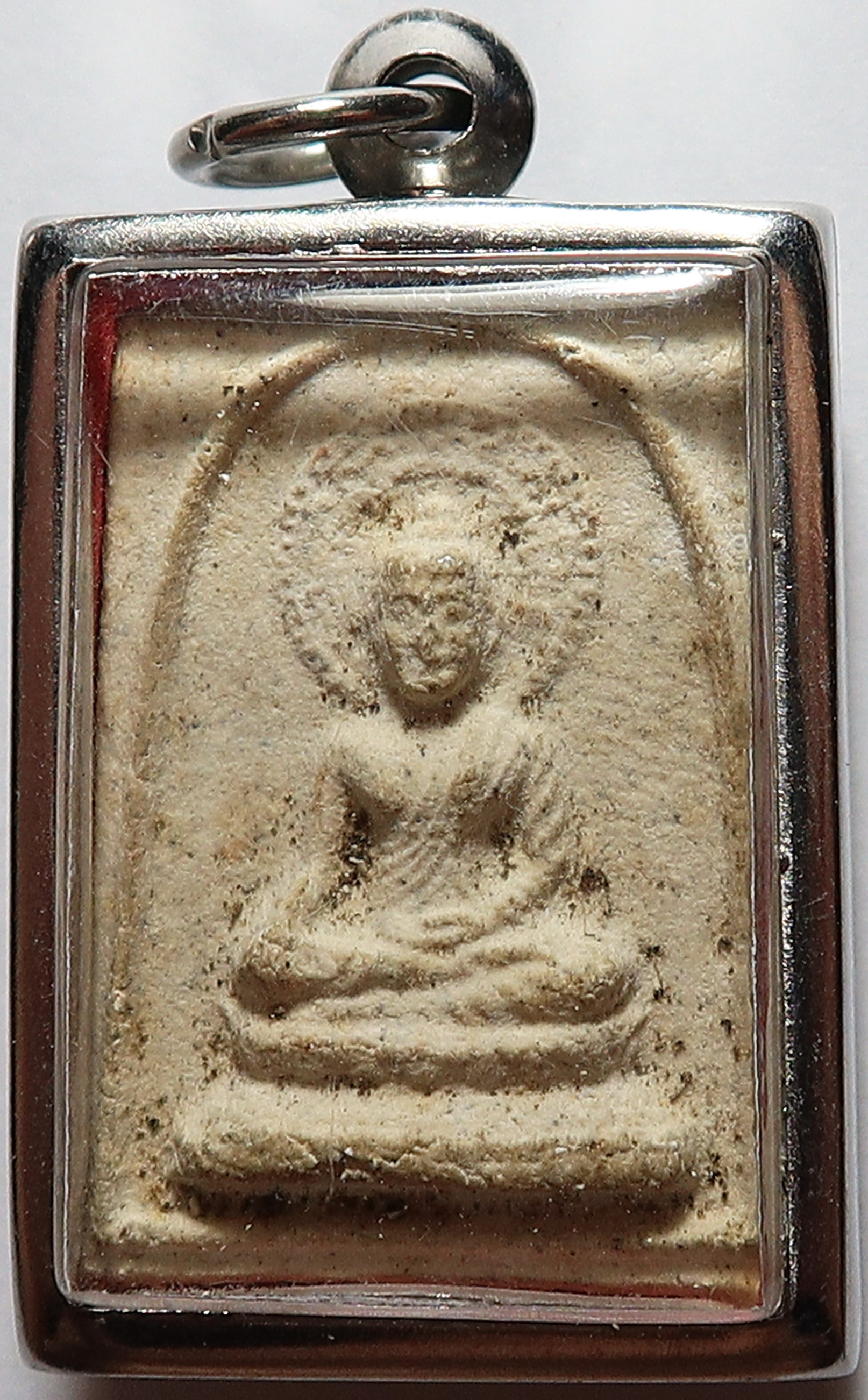 807 (1) พระสมเด็จ เจ้าคุณนรฯ ออก วัดศีลขันธาราม (วัดศีลขันธ์) จ.อ่างทอง ปี 2513 เนื้อผงพุทธคุณ พิมพ์นี้ หายากมาก