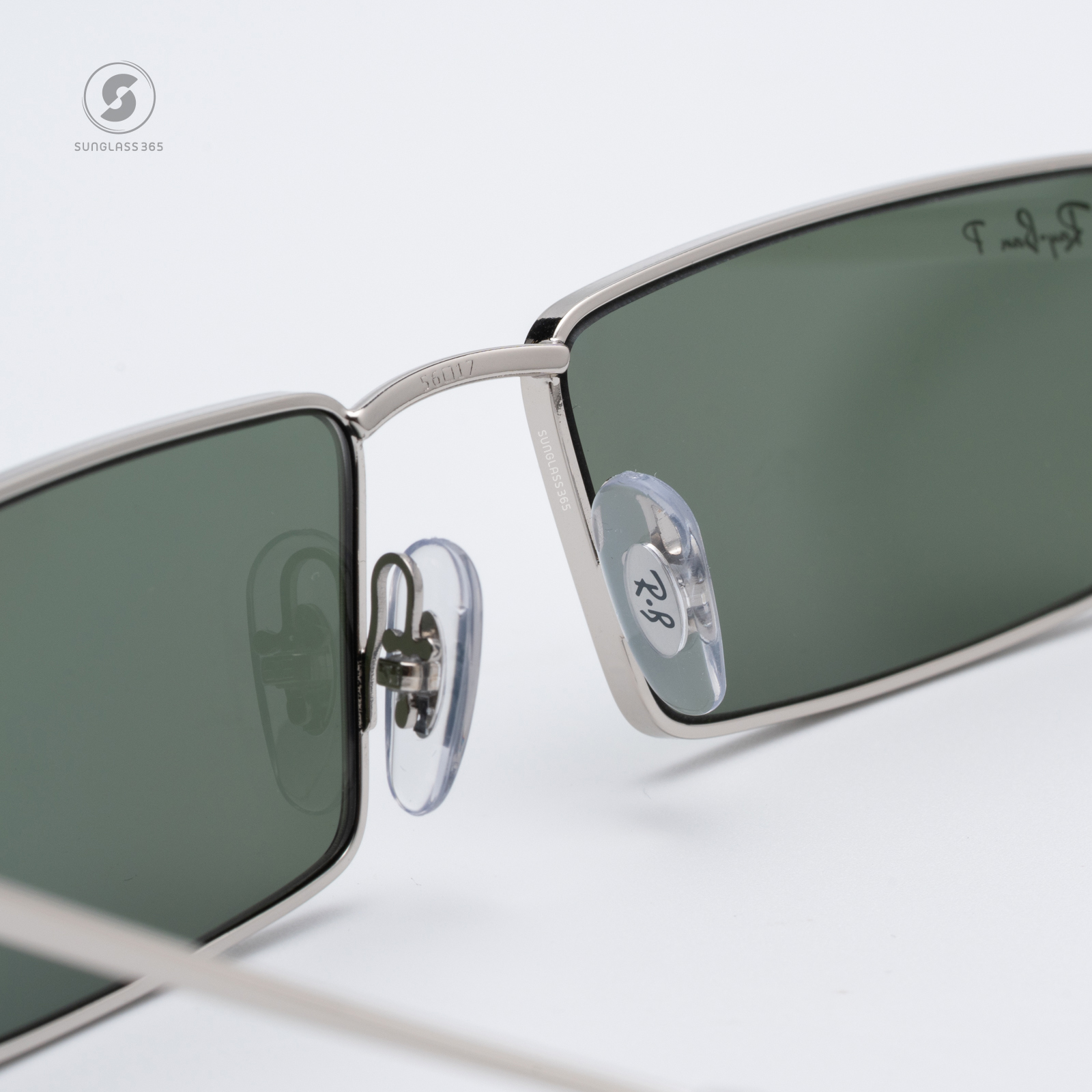RayBan Emy RB3741 003/9A Silver Dark Green