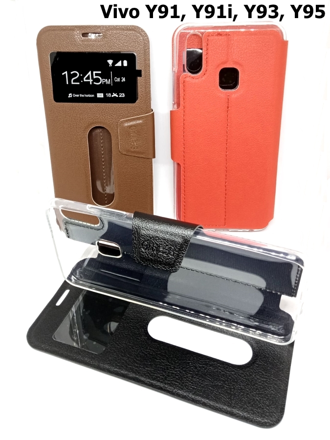 เคสพับ Vivo Y91, Y91i, Y93, Y95 - เคสฝาพับ โชว์เบอร์ ตั้งได้