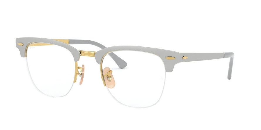 Ray-Ban Clubmaster Metal RX3716VM 3054 Gold On Top Matte Grey