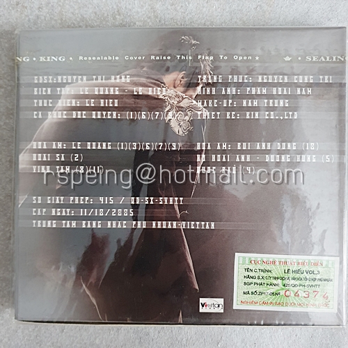 CD เพลงเวียดนาม Lê Hiếu Vol. 3