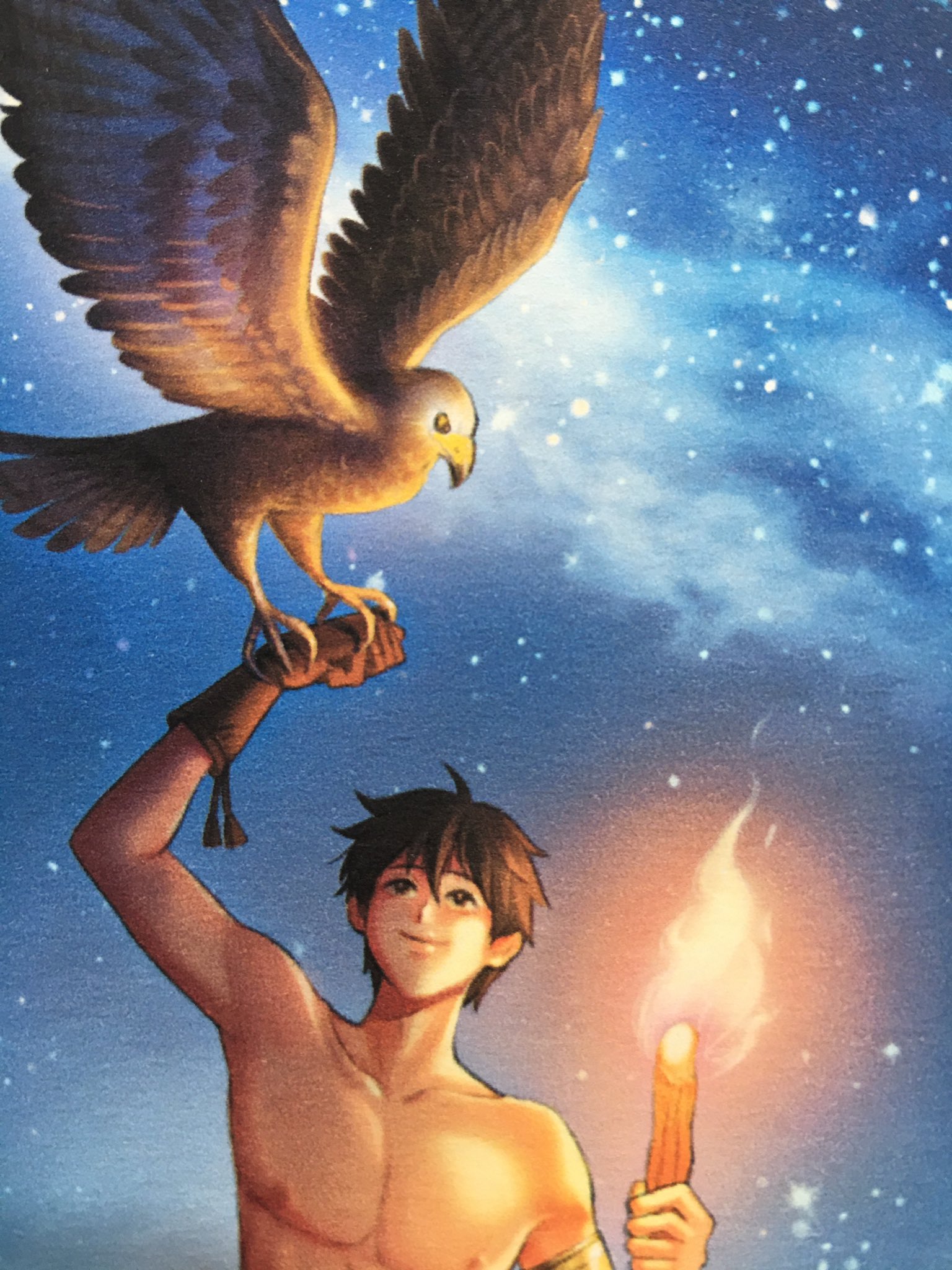 โปสการ์ดเจ้าชายมิโนส-เธเซียส จากเรื่องมหาบุรุษแห่งครีตัน [ส่งฟรี]