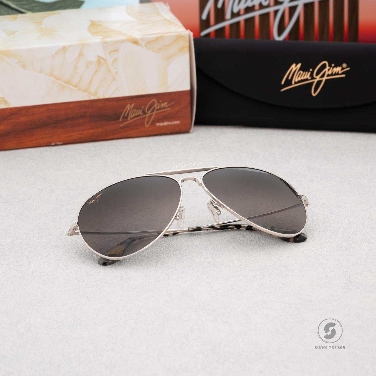 แว่นกันแดด Maui Jim MAVERICKS MJ GS264 17 Neutral Grey
