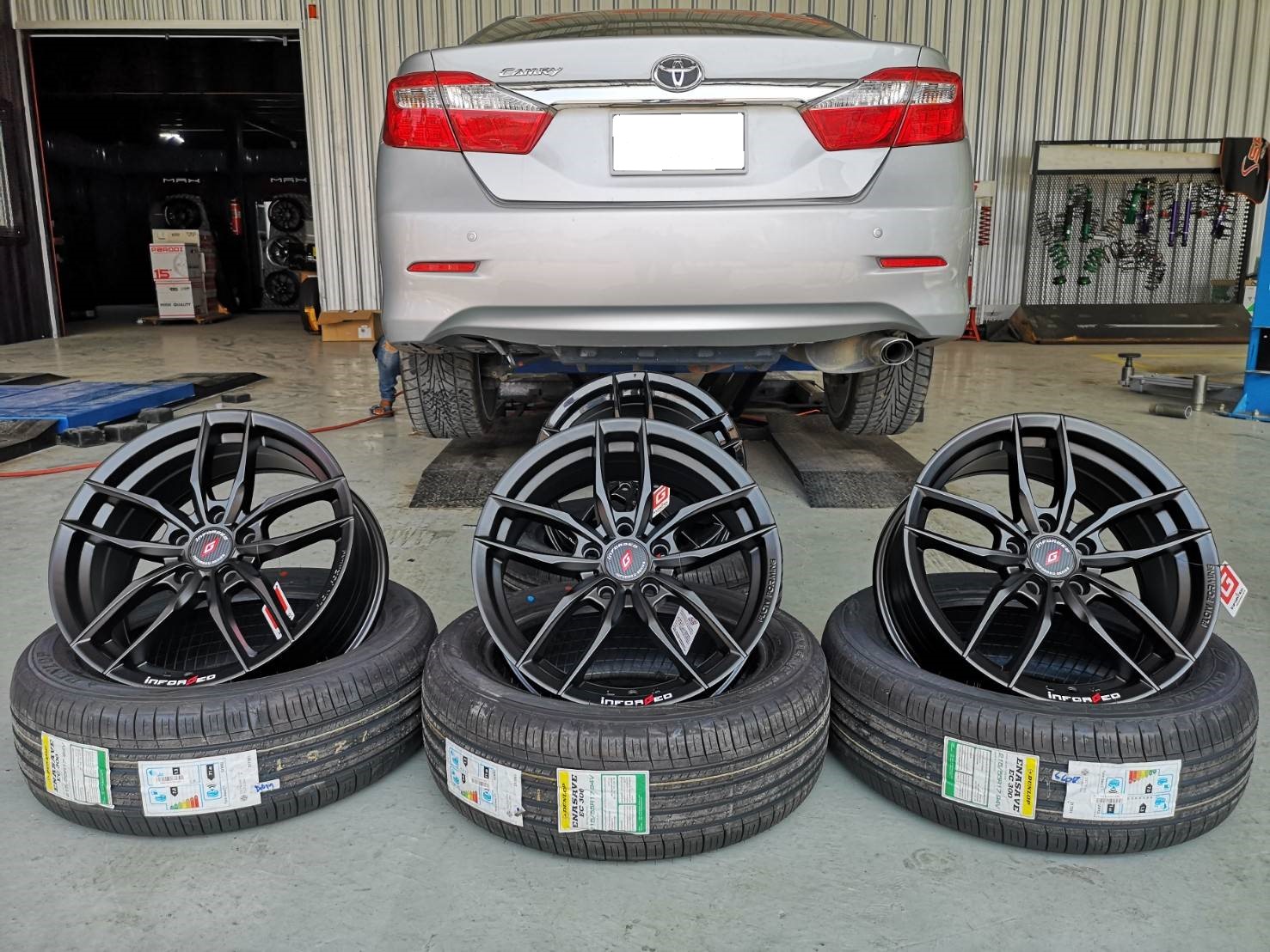 ล้อแท้ INFORGED-28 ขอบ17 กว้าง7.5 5x114.3 offset+42