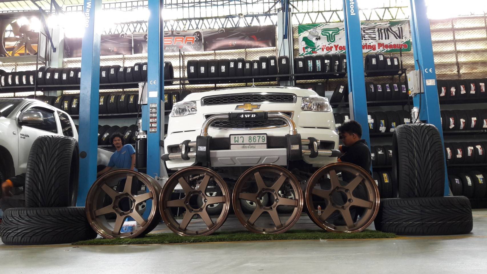TE37ก้านตรงขอบ18 ซื้อล้อแถมยางFALKEN
