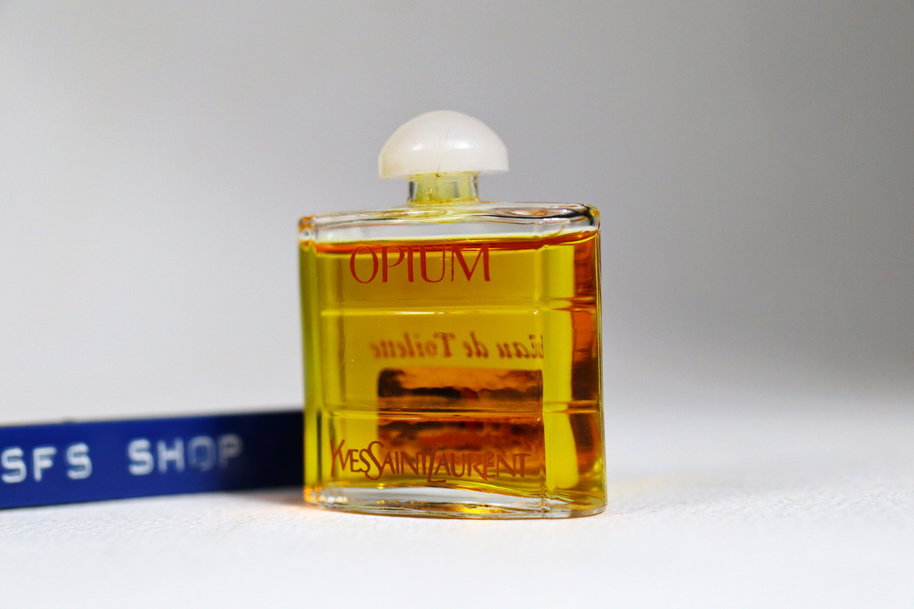 [Vintage] YvesSaintLaurent Opium EDT 7.5ml Splash ขวดจิ๋ว แบบแต้ม - น้ำหอม Vintage