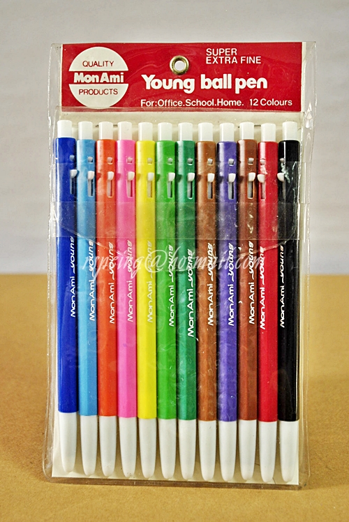 ปากกา Young Ball Pen 12 สี Mon Ami