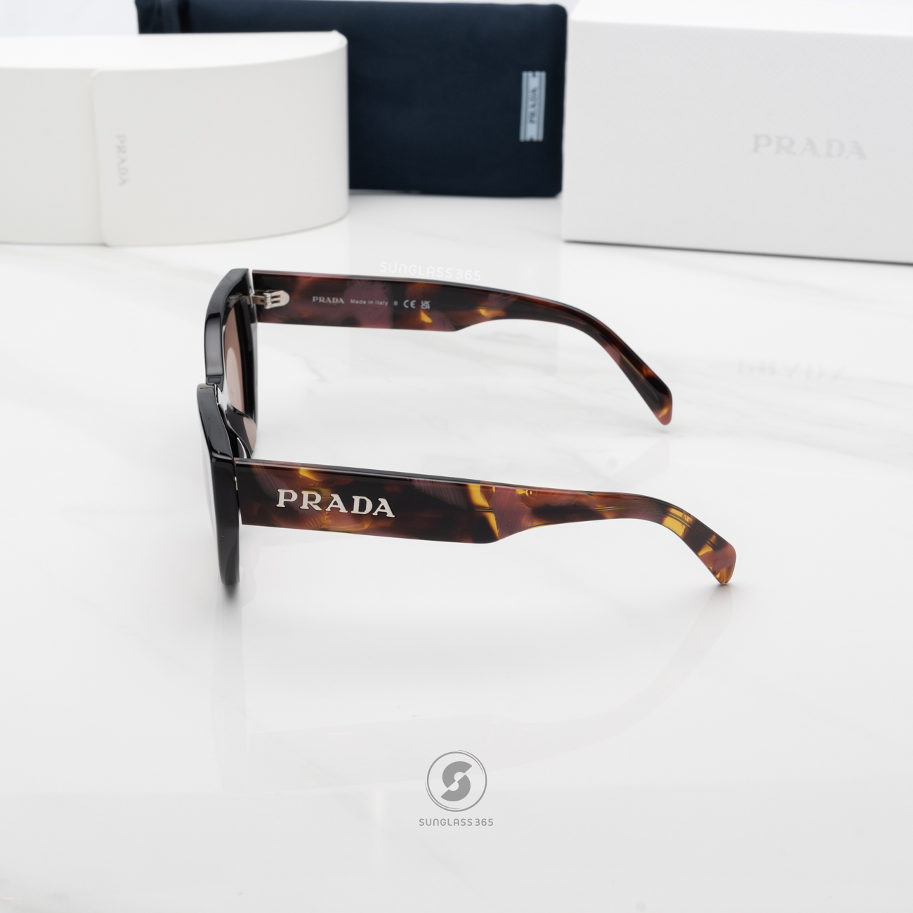 PRADA PRA09SF 12O10D Mahogany