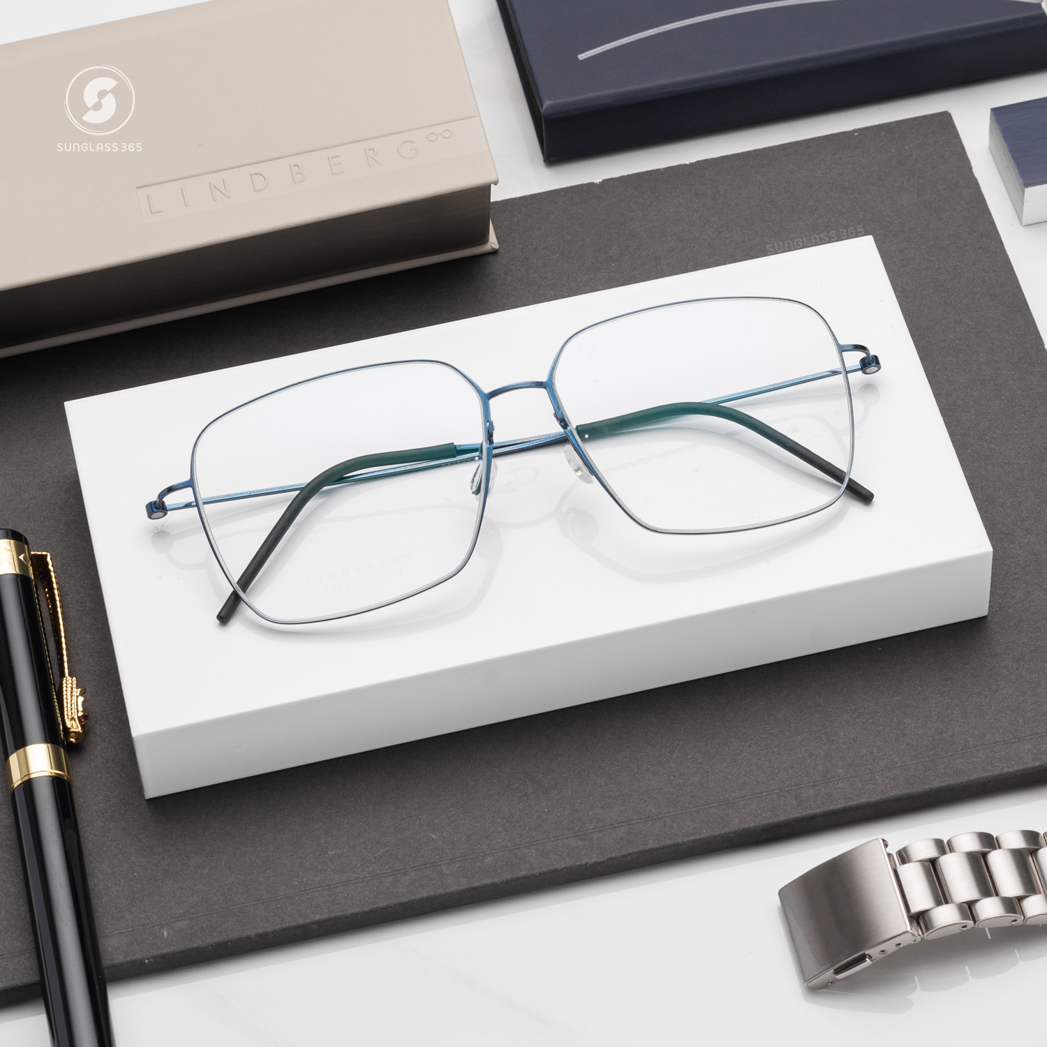 แว่นสายตา Lindberg Thintanium 022 13C87 5535 T850 PU13