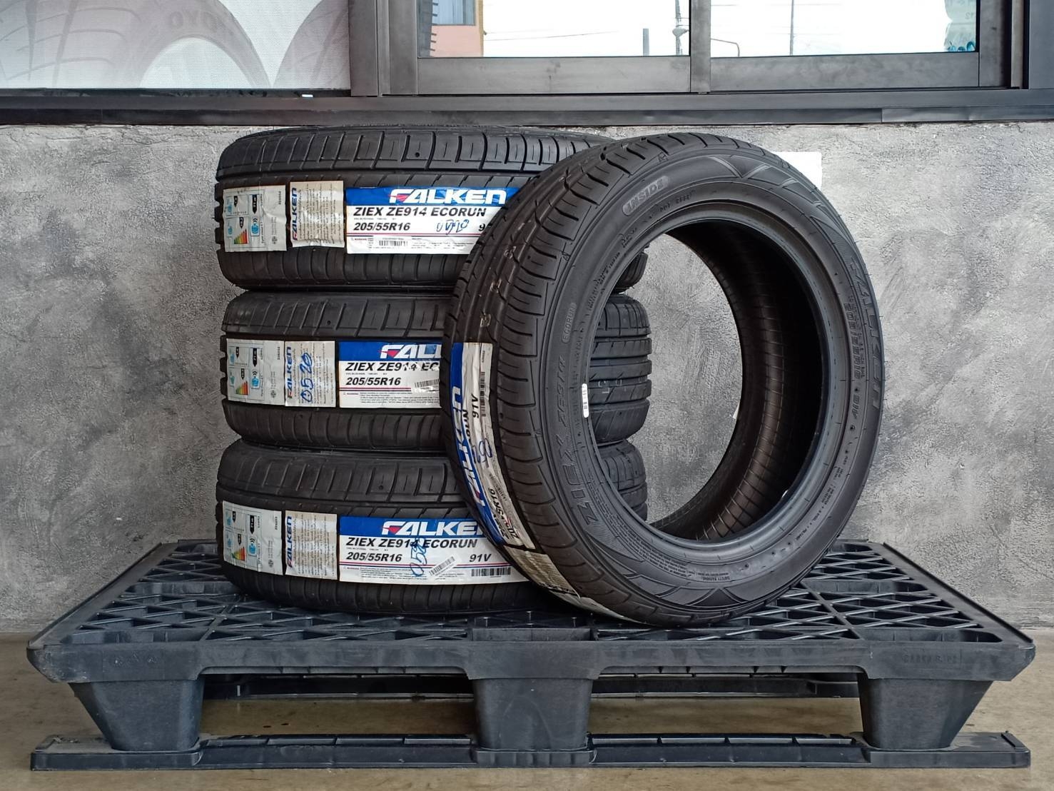 FALKEN 205/55R16 ZIEX ZE914 ECORUN 91V MADE IN THAILAND