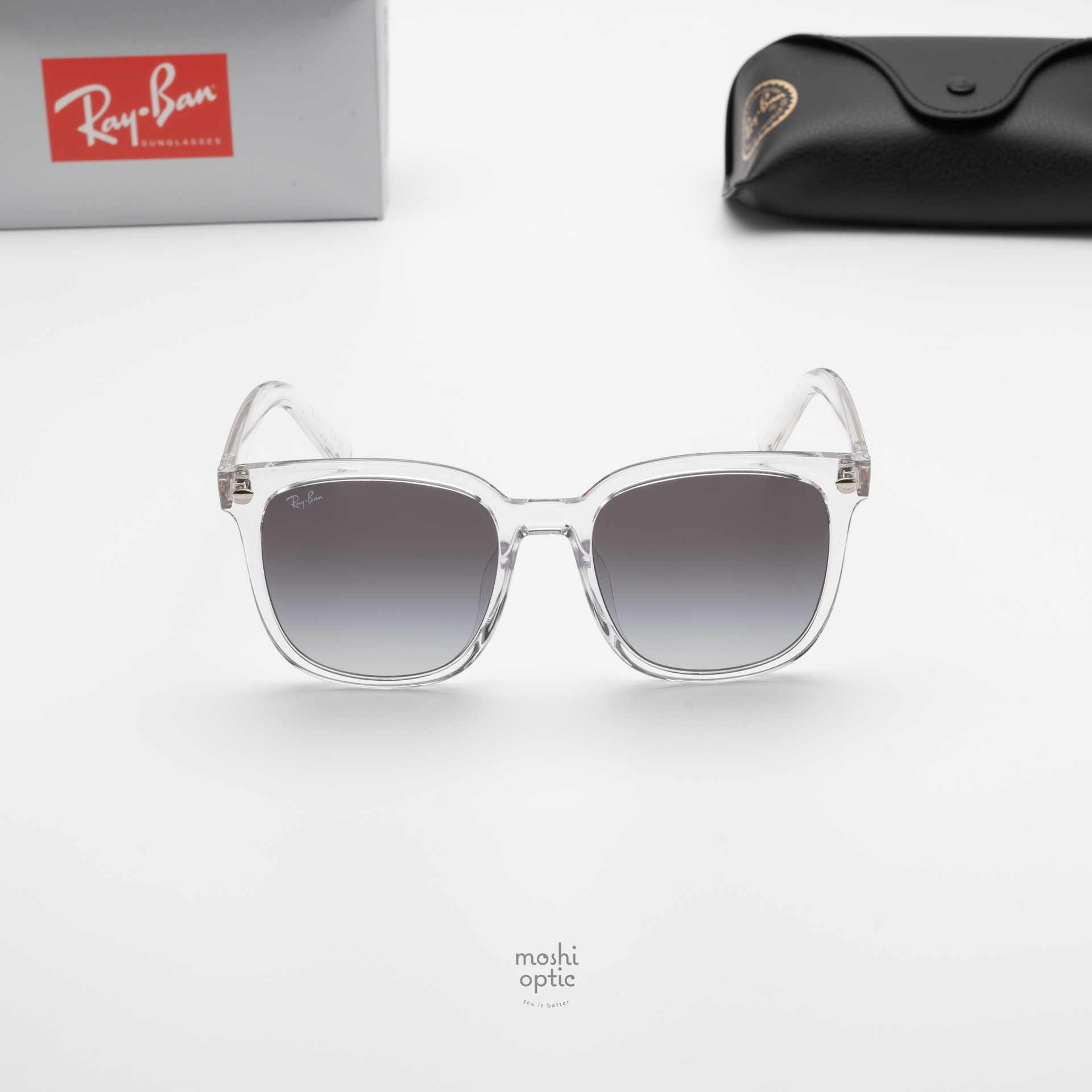 RayBan RB4401D 64478G Transparent Grey