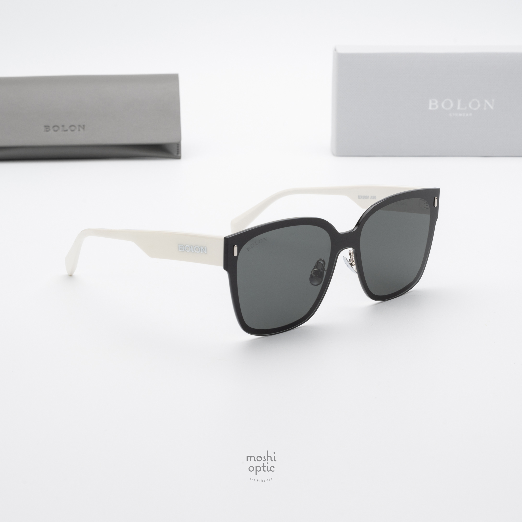 แว่นกันแดด BOLON รุ่น BX8001 Parto A90 Silver