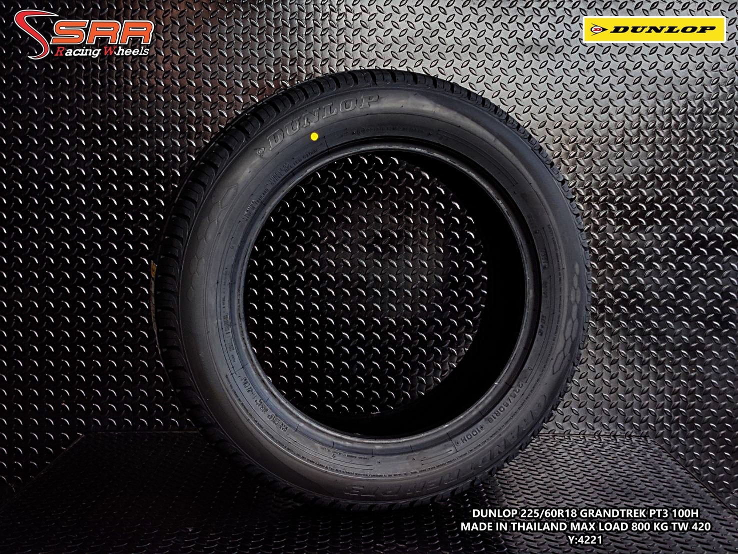 DUNLOP GRANDTREK PT3 225/60R18 ปี2021 ราคาถูก