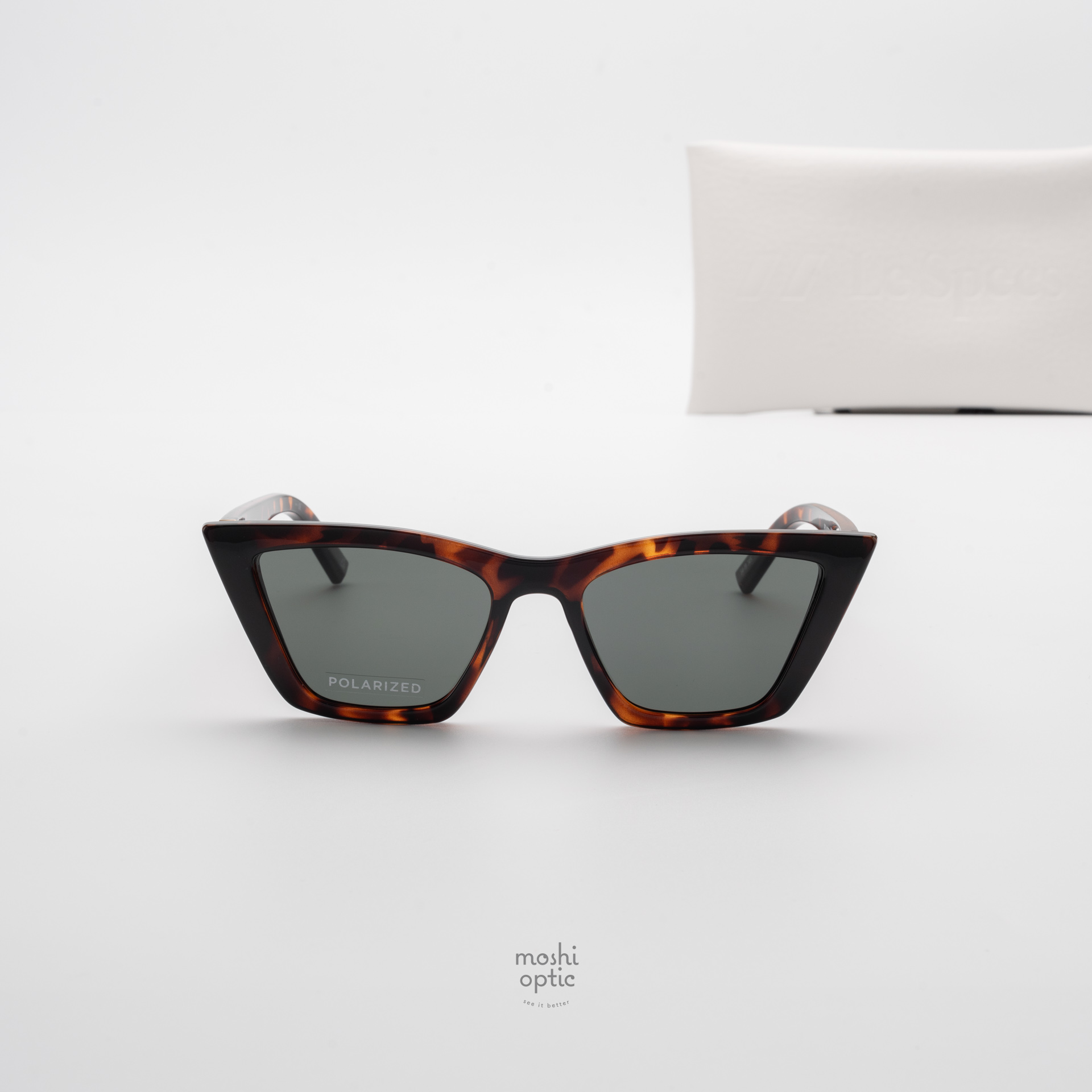 แว่นกันแดด Le Specs LSP2552125 VELODROME Dark Tort Khaki Polarized