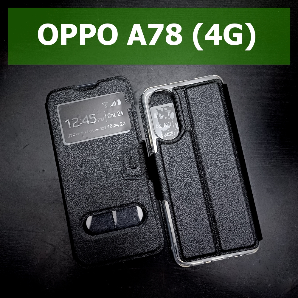 เคส OPPO A78 - เคสฝาพับ ออปโป้ โชว์เบอร์ ตั้งได้