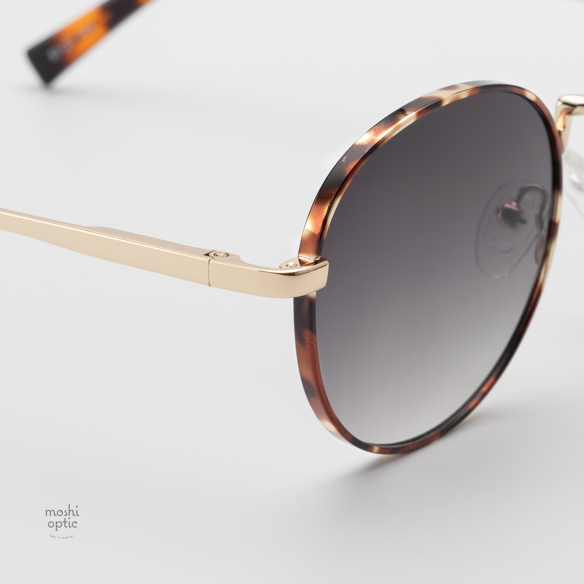 แว่นกันแดด Le Specs LSP2552166 LOST LEGACY Gold Tort Grey Gradient