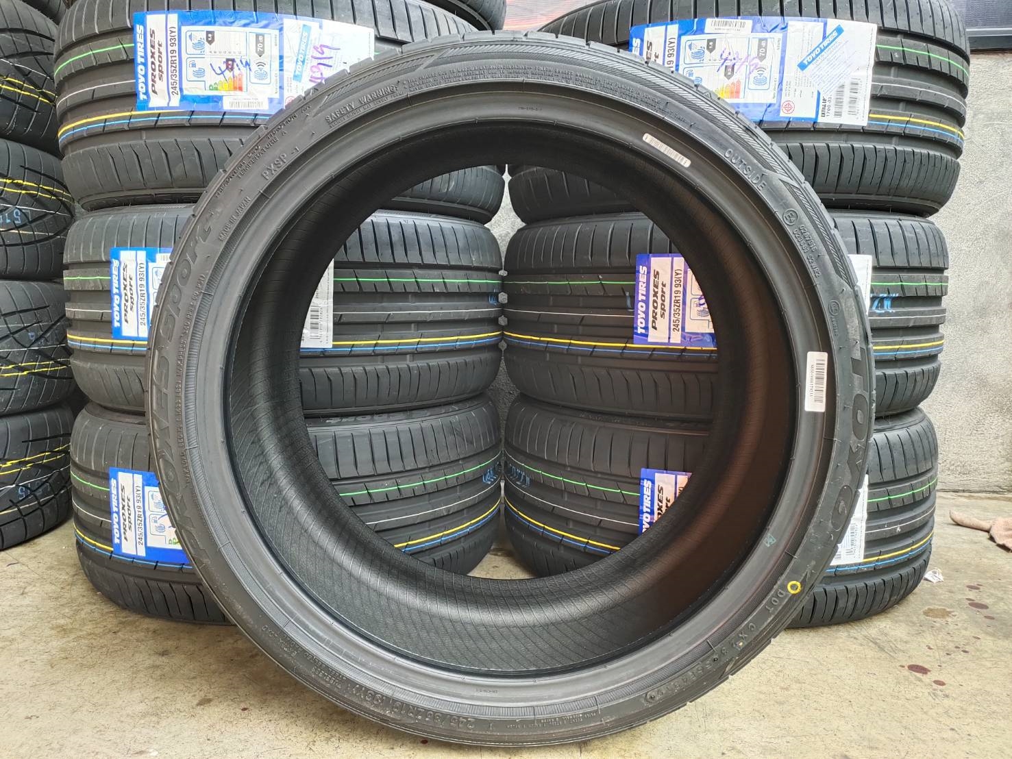 ยางมาใหม่ TOYO PROXES SPORT 245/35ZR19 ปี19 ราคาพิเศษ
