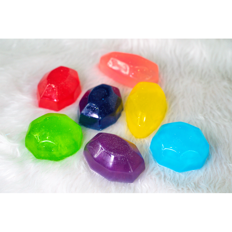ชุดสบู่อัญมณี Gemstone Soap เจียระไน สบู่อัญมณีแวววาว