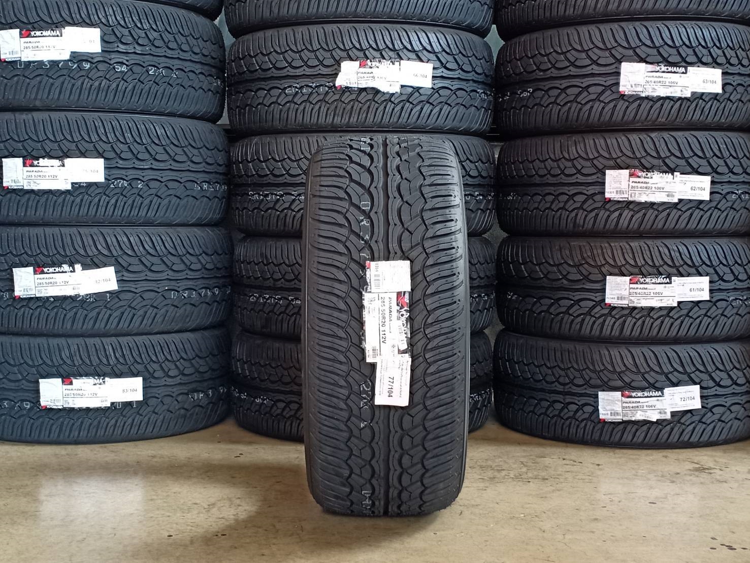 ยางเข้าใหม่ ลดราคา YOKOHAMA PARADA 285/50R20 112V Y19