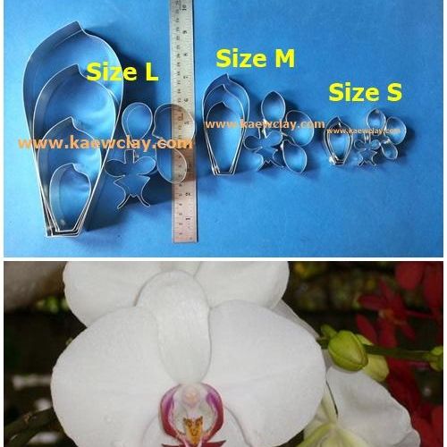 พิมพ์ตัดดอกกล้วยไม้ฟาแลนด์ Size L,M,S (Aluminum mold cutter Phalaenopsis orchids)