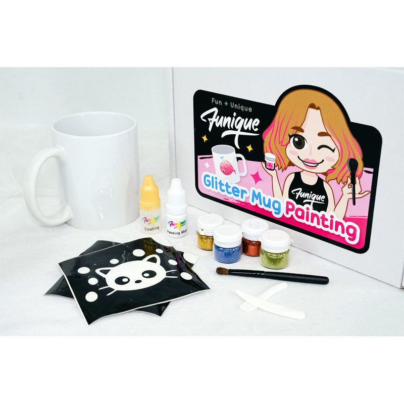 ชุดเพ้นท์แก้ว Glitter Mug Painting ทำง่าย สนุกสนาน ปลอดภัย