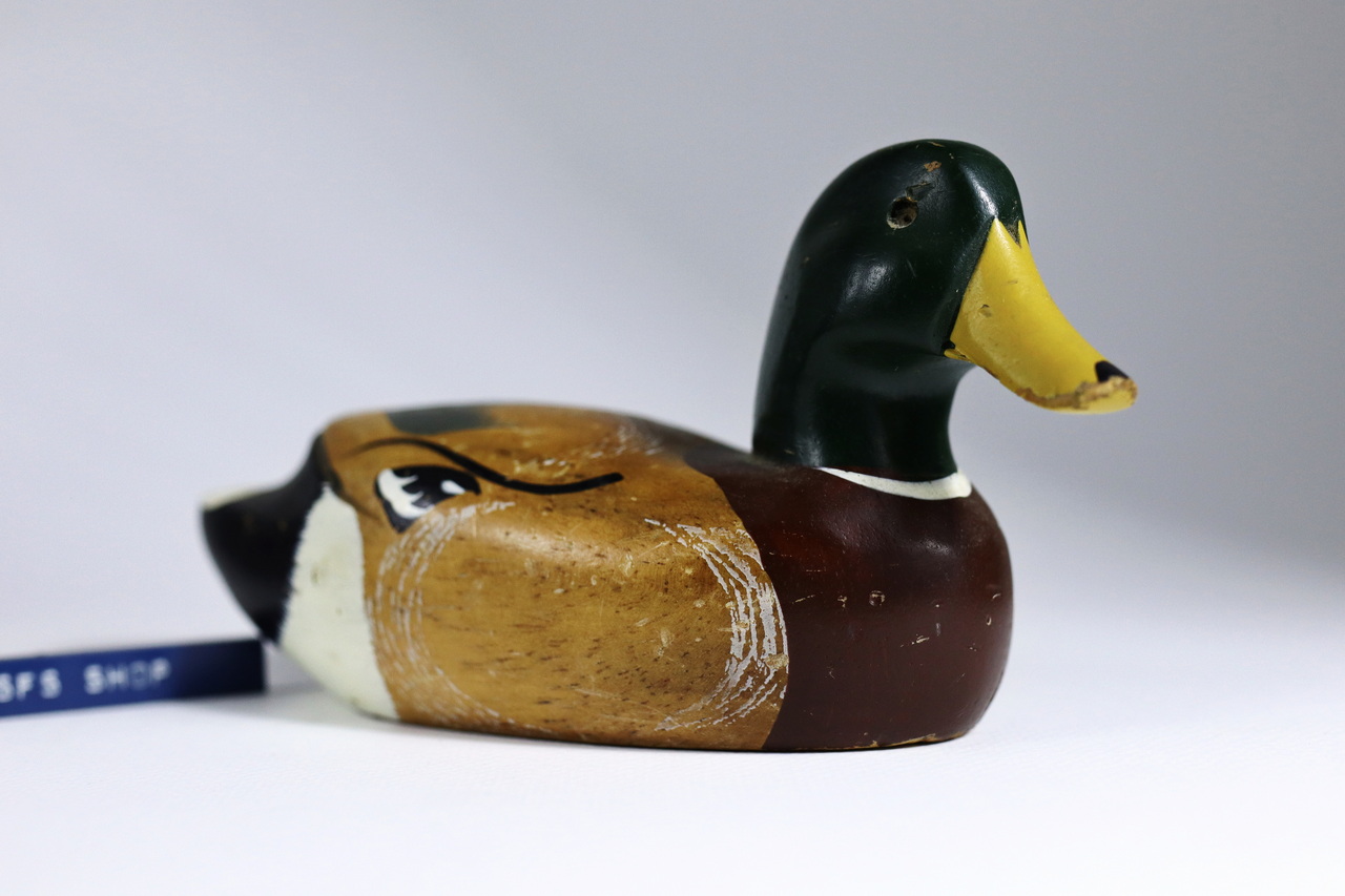 [Vintage] Fortunate Decoy Rosier เป็ดไม้ Handmade สำหรับตกแต่ง ขนาดเล็ก - แบบที่ 3
