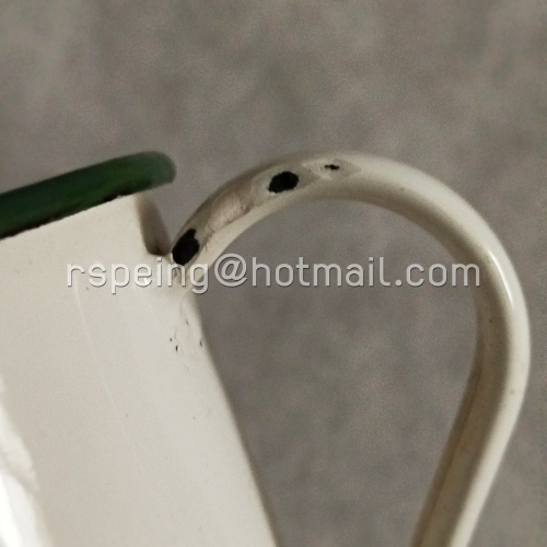 แก้วน้ำเคลือบวินเทจ (Enamel Mug) ลายสตรอว์เบอร์รี่และดอกไม้