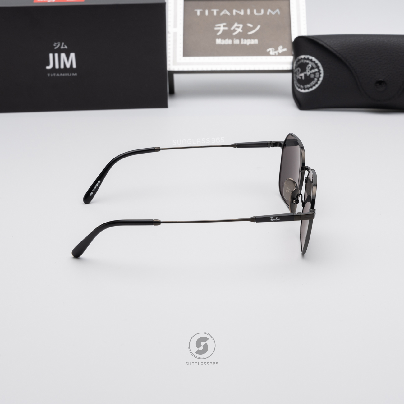 Ray Ban Jim Titanium RB8094 9267K8 Black Titanium