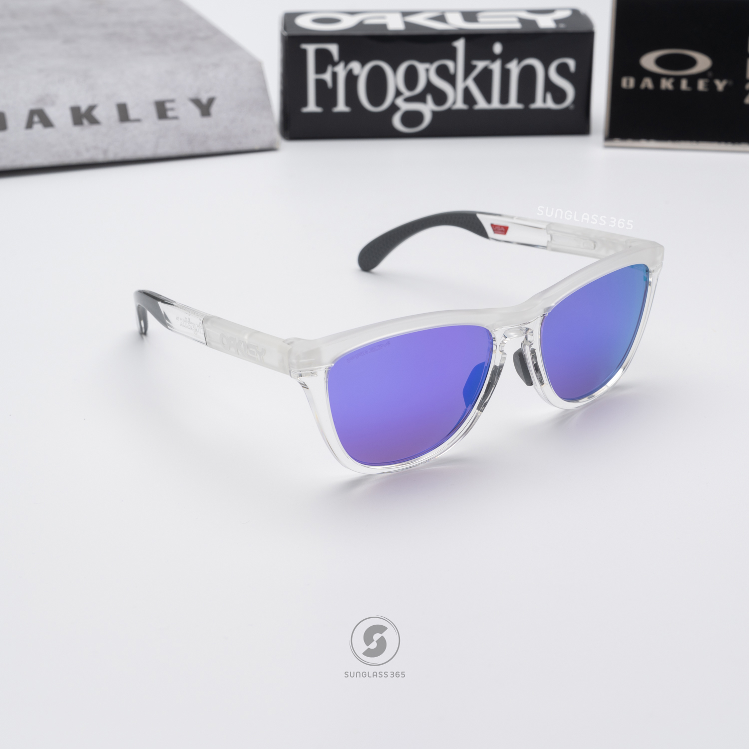 Oakley Frogskins Range A OO9284A-11 Matte Clear Prizm Violet