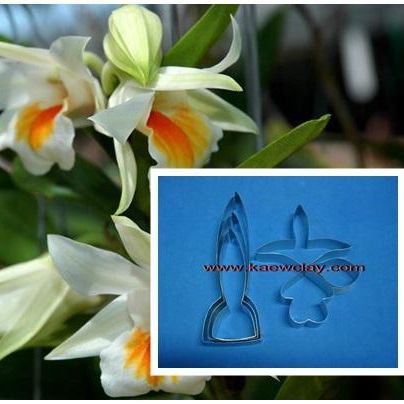 พิมพ์ตัดกล้วยไม้ฮิโรชิ (Aluminum mold cutter Hiroshi orchids.)