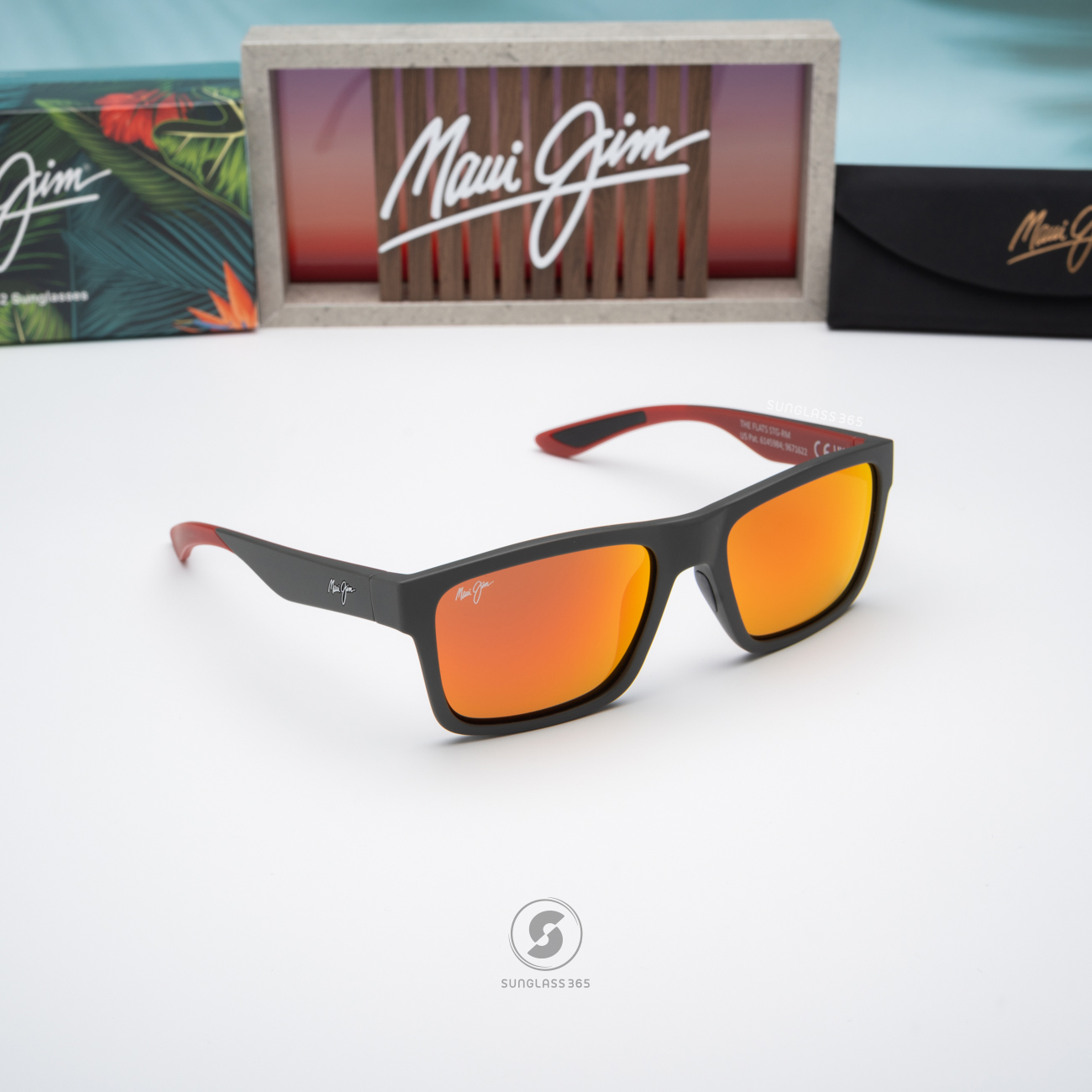 แว่นกันแดด Maui Jim The Flats MJ RM897 04 Hawaii Lava