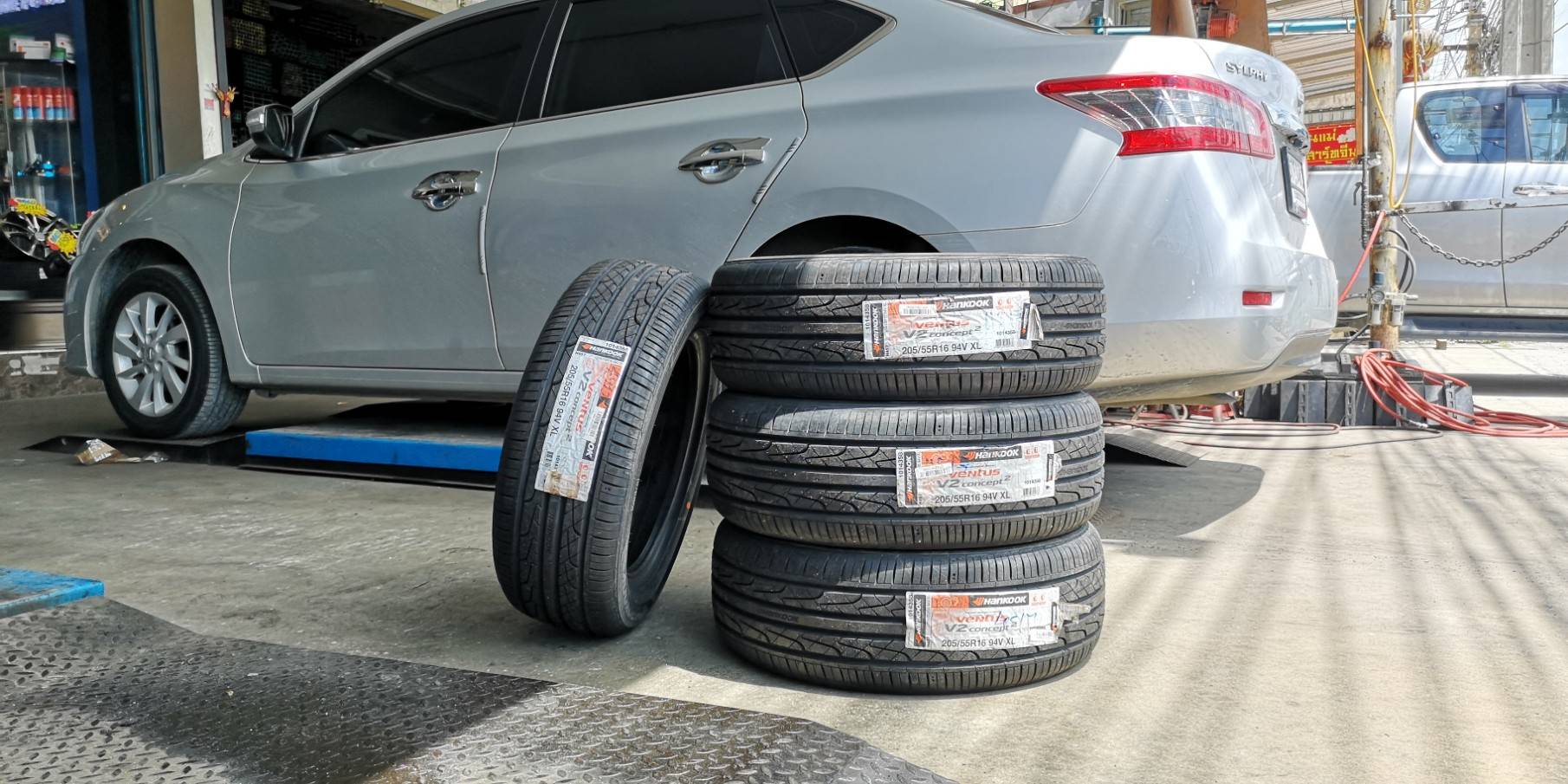 HANKOOK V2CONCEPT2 205/55-16 เส้น 1,xxx บาท
