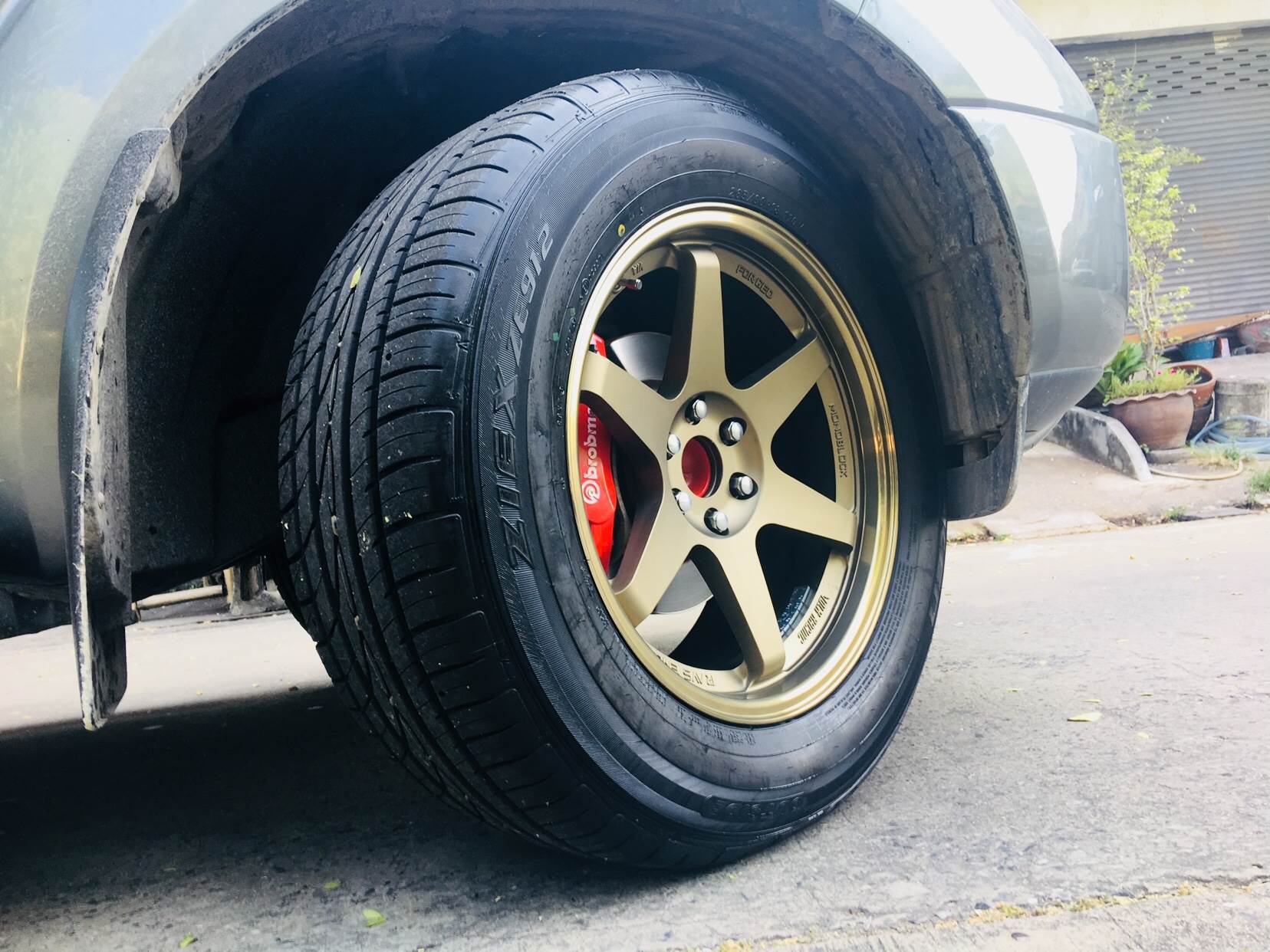 TE37 ขอบ18 ใส่นาวาร่า ตรงรุ่น ไม่ต้องแปลง