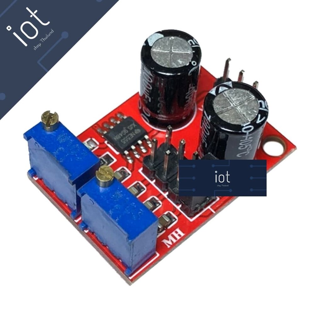 NE555 Pulse Frequency Duty Cycle Adjustable Module Square Wave Signal Generator