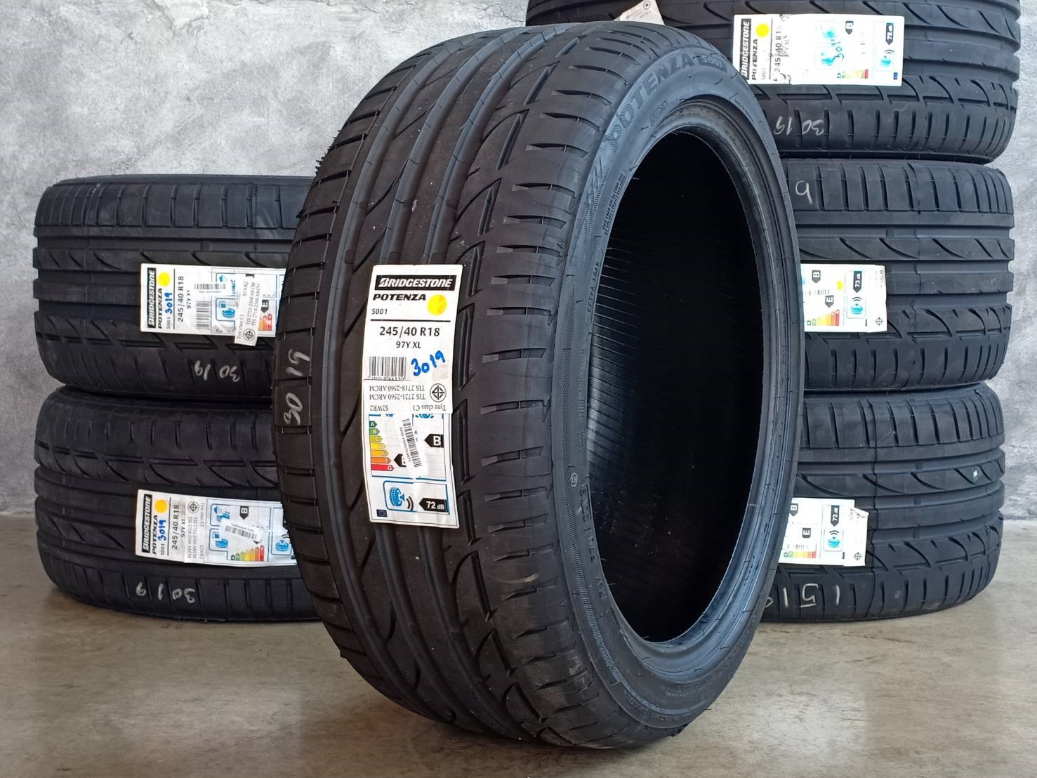 BRIDGESTONE POTENZA S001 245/40R18 97Y XL MADE IN HUNGARY