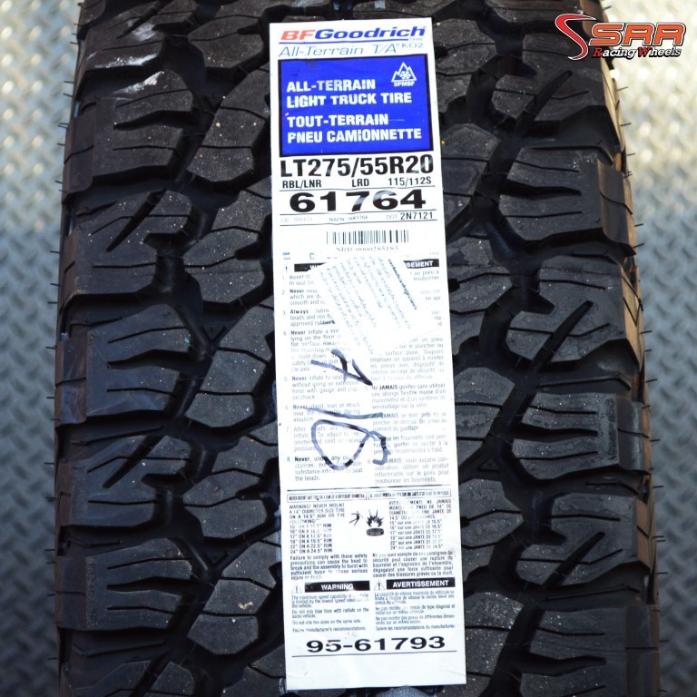 BF GOODRICH KO2 275/55-20 ปี18 ใหม่ สด จาก USA