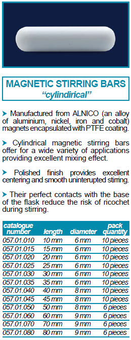 แท่งแม่เหล็กกวนสาร MAGNETIC BAR - ISOLAB