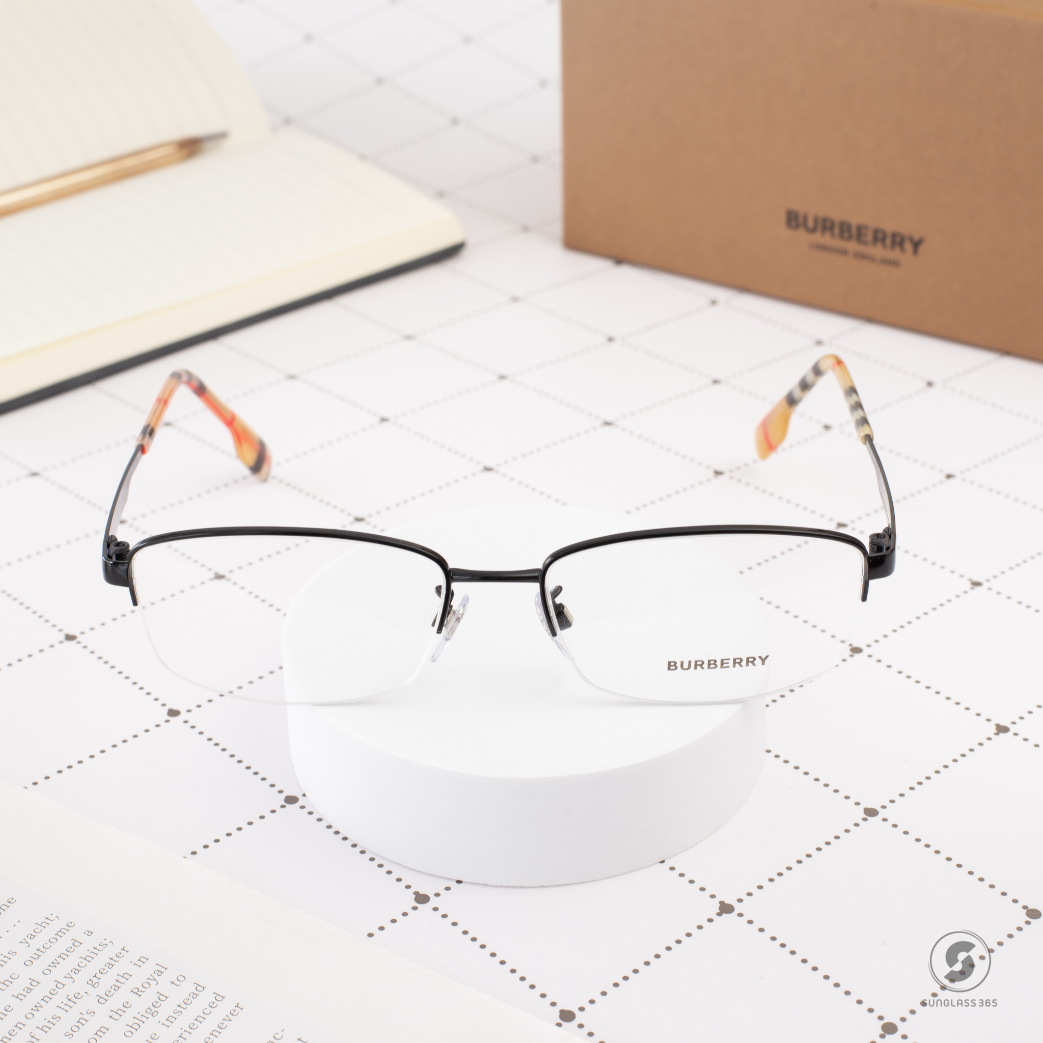 BURBERRY BE1342TD 1001 Black