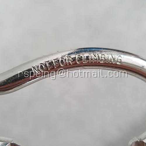 พวงกุญแจอลูมิเนียมอัลลอยด์ Carabiner รูปปลา
