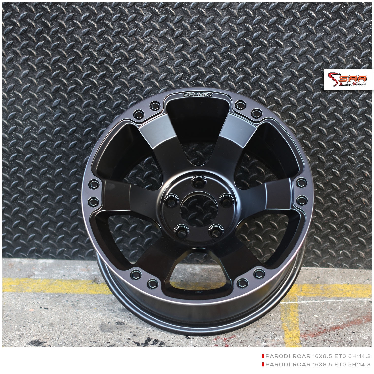 PARODI ROAR โรอาร์ ขอบ16 ทุกสี ล้อพร้อมยาง HANKOOK MT