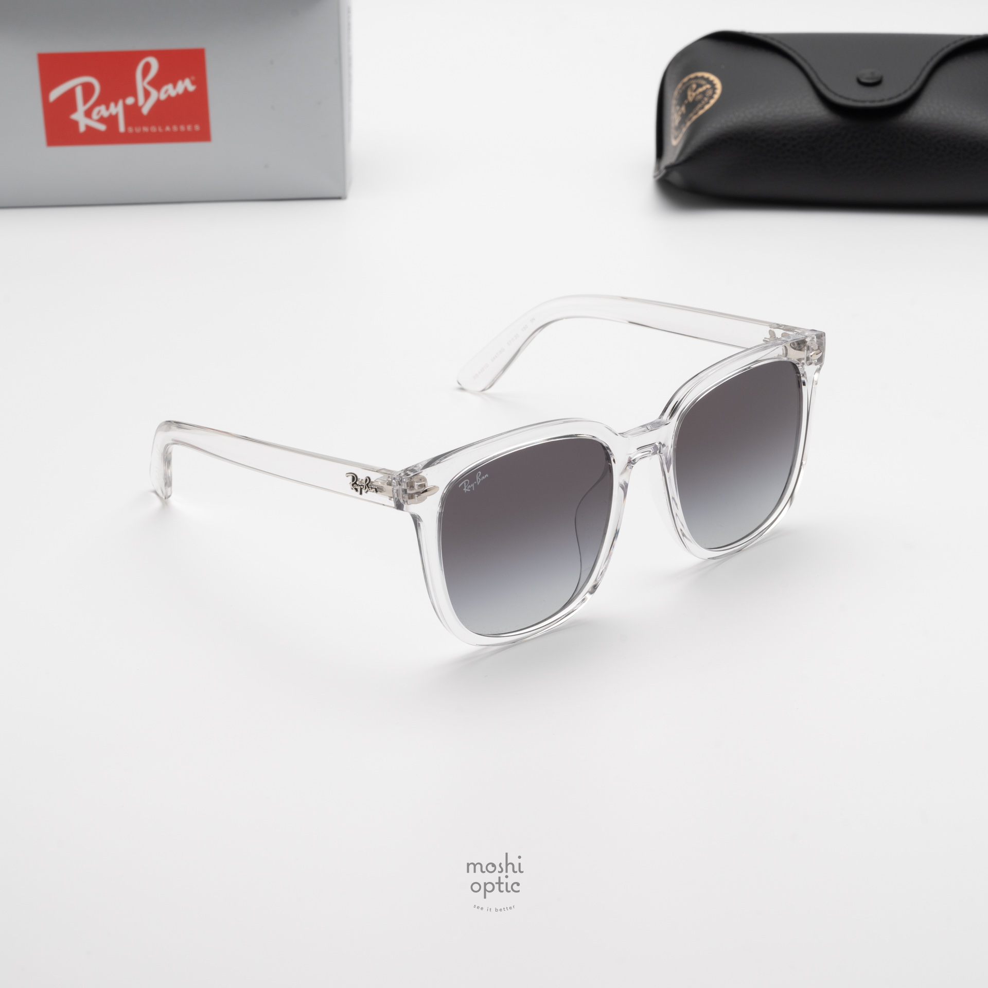 RayBan RB4401D 64478G Transparent Grey
