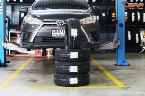 DUNLOP R1 195/55-15 เส้น 1,xxx ปี19
