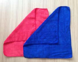 ผ้าไมโครไฟเบอร์ เนื้อฟู ขนาด 40x40 cm (ด้านหนึ่งฟู ด้านหนึ่งสั้น)