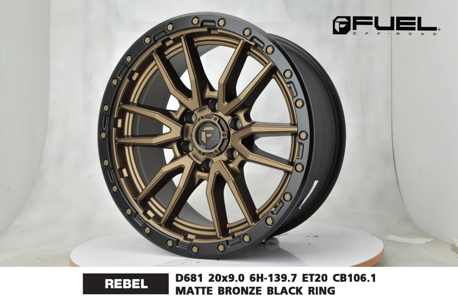 ล้อแท้ FUEL REBEL ขอบ20 ราคาพิเศษ