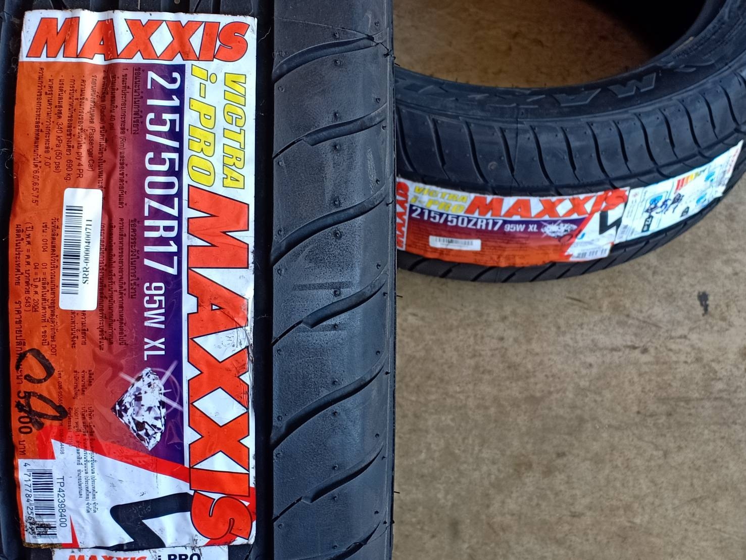 MAXXIS 215/50ZR17 VICTRA I-PRO 95W XL MADE IN THAILAND