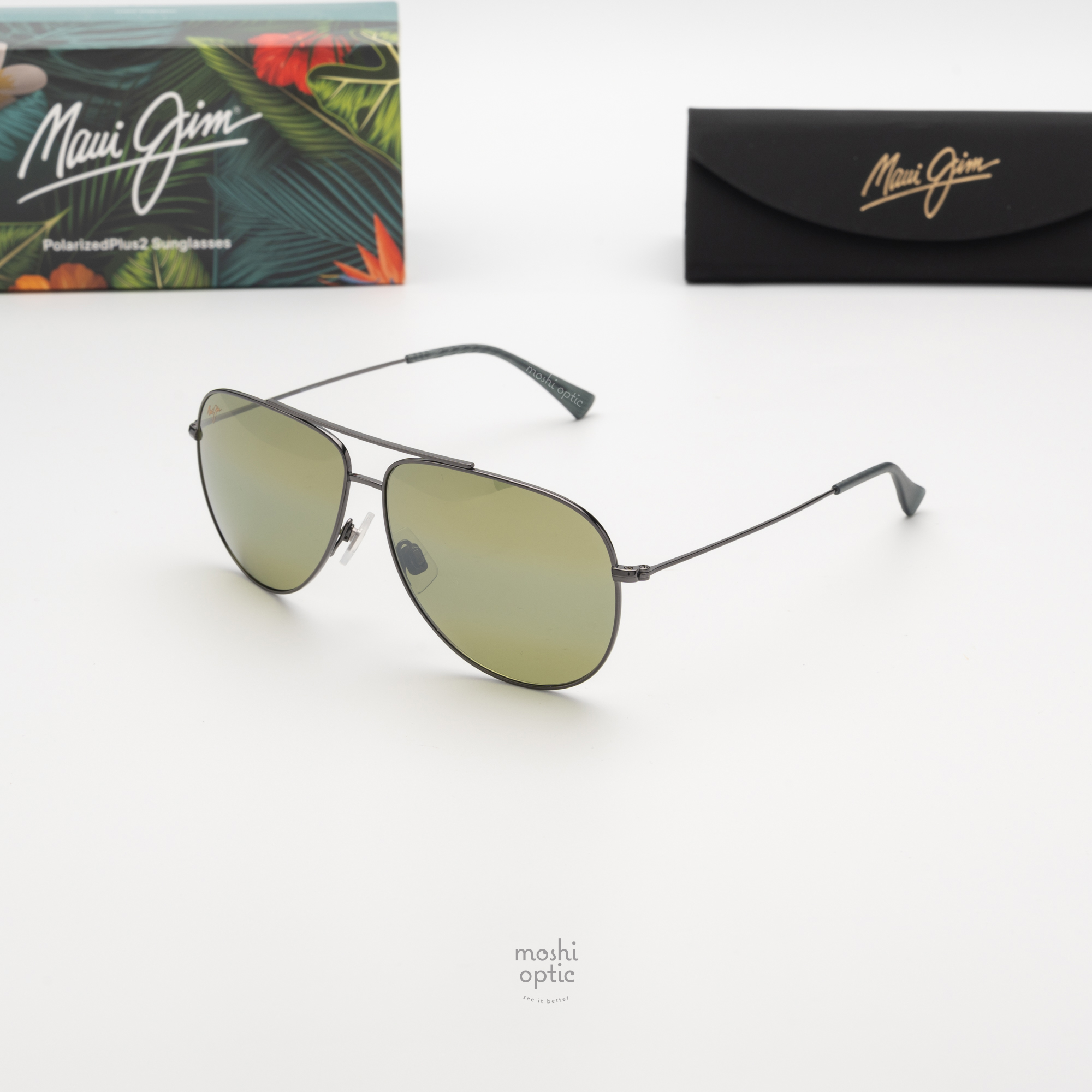 แว่นกันแดด Maui Jim Hauoli XL MJ H674 17A MAUI HT