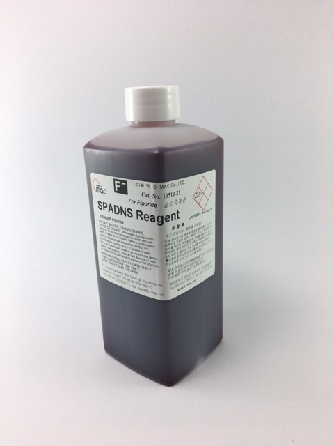 SPADNS Fluoride Reagent Solution 0.02-2.00 mg/L 100/bot "C-MAC"
